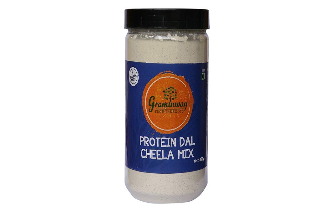 Graminway Protein Dal Cheela Mix    Plastic Jar  450 grams